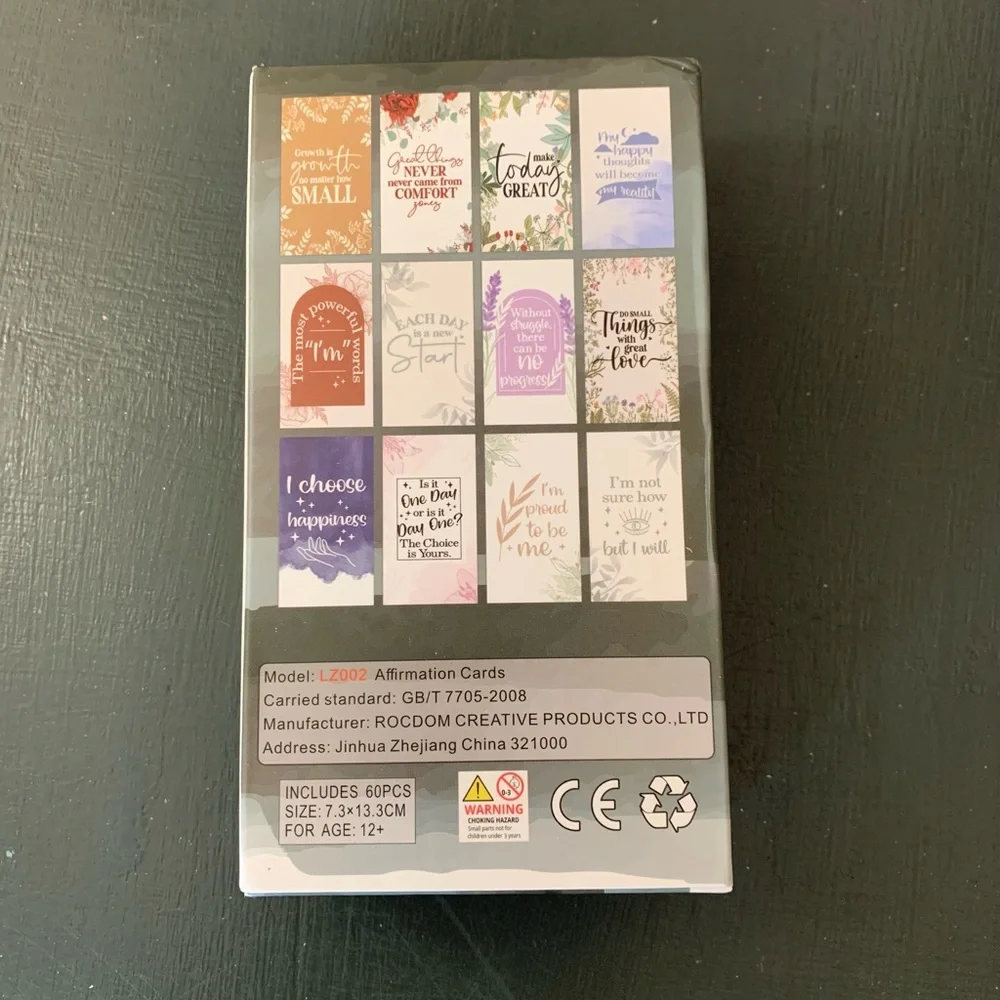 Daily Affirmations Quote Cards Set - New!